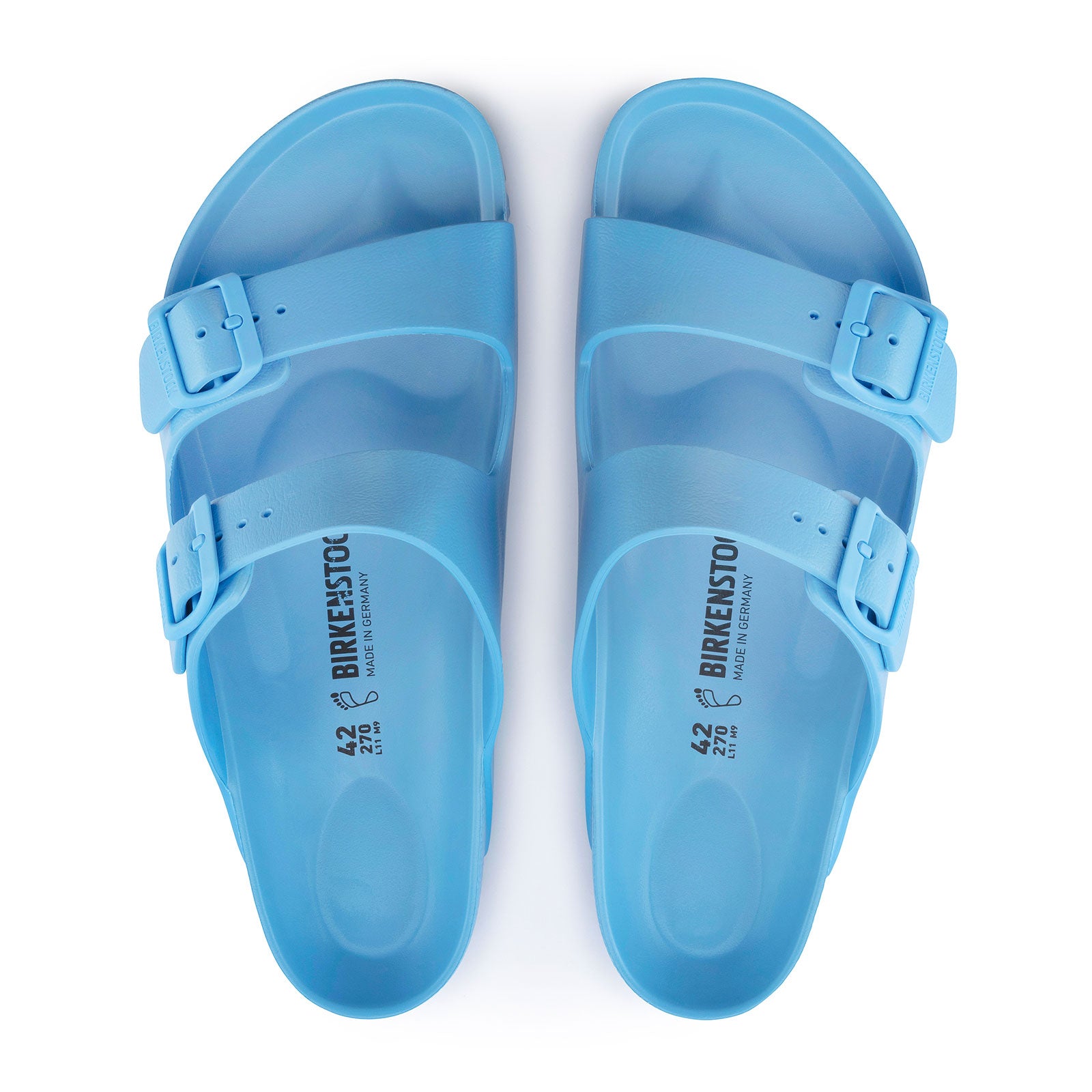Birkenstock, Birkenstock Arizona EVA Narrow Slide Sandal (Donna) - Blu cielo