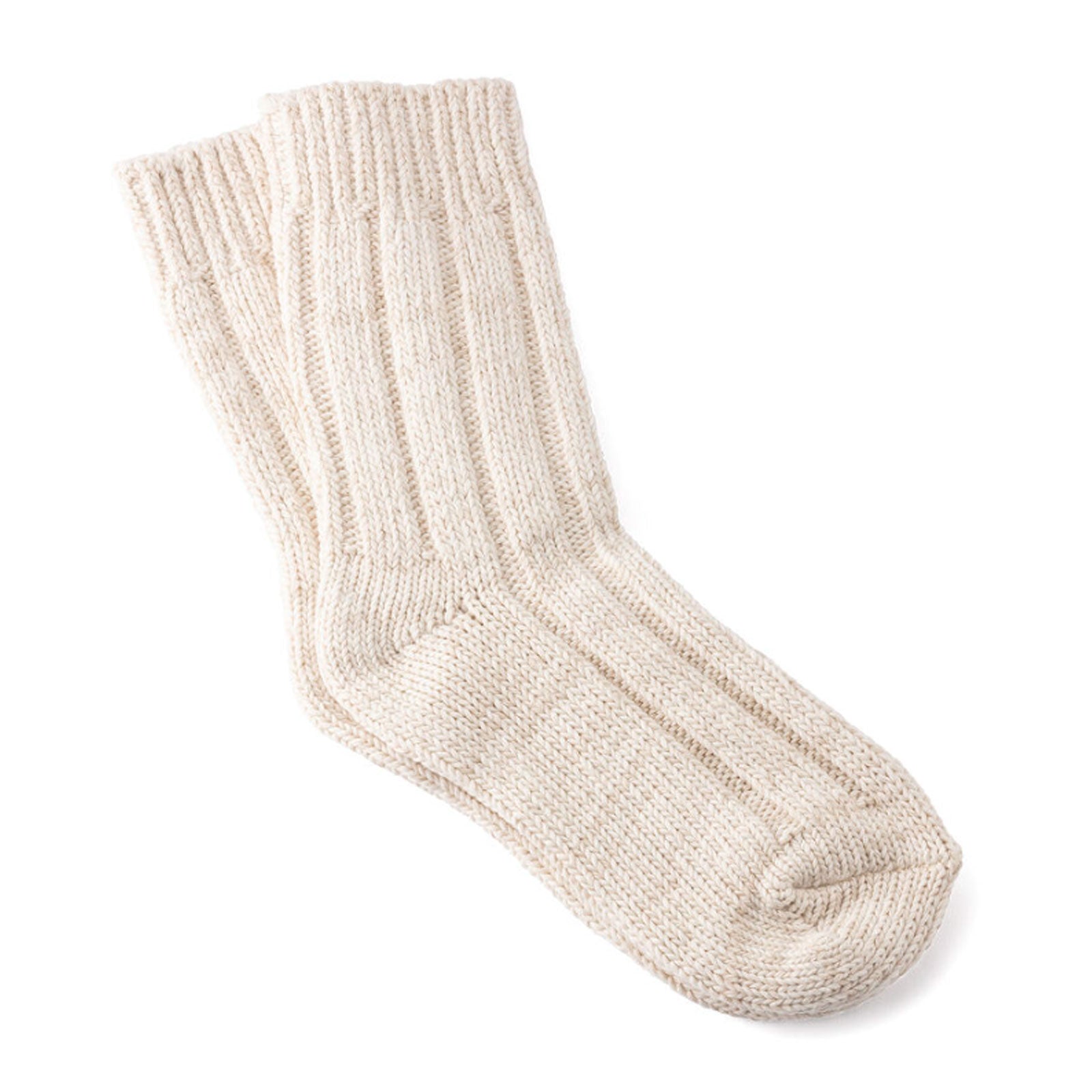 Birkenstock, Birkenstock Cotton Twist Crew Sock (Unisex) - Bianco sporco