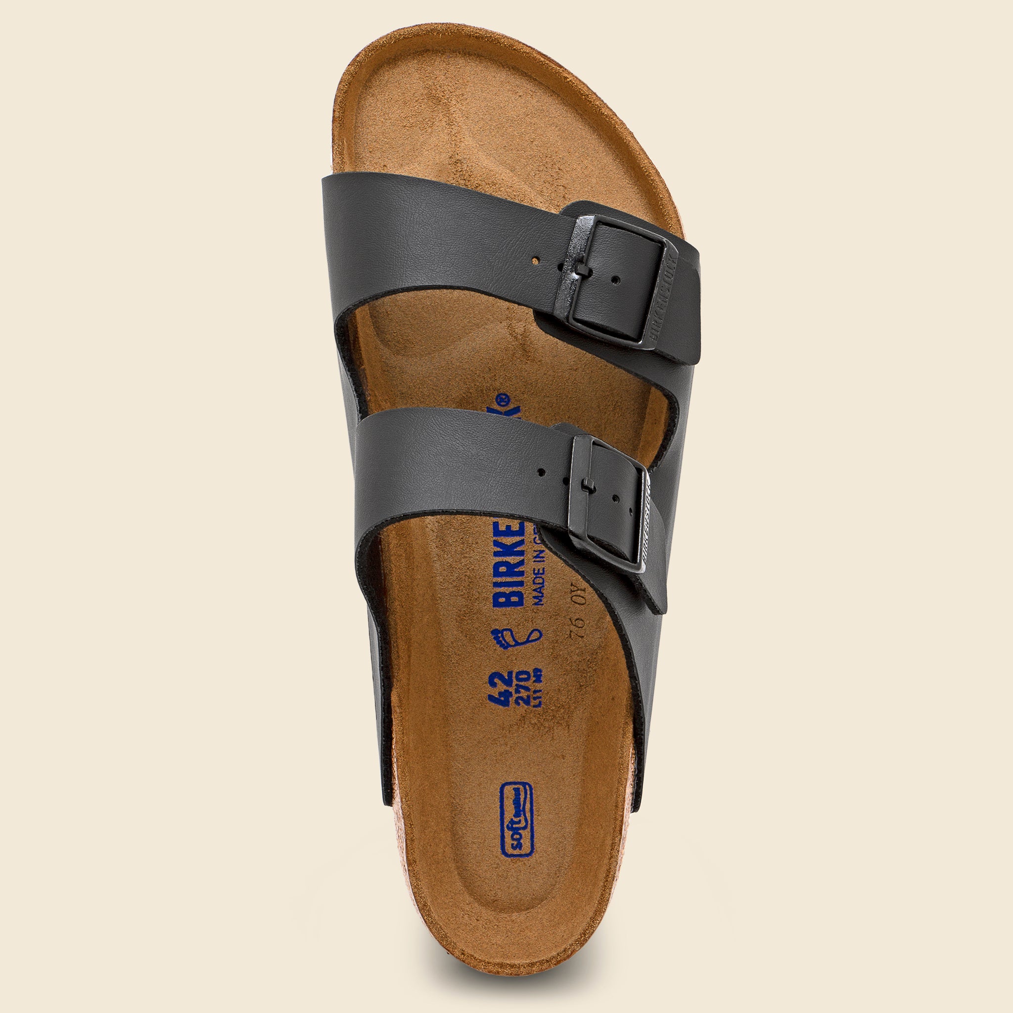 Birkenstock, Sandalo Arizona Birko Flor - Nero