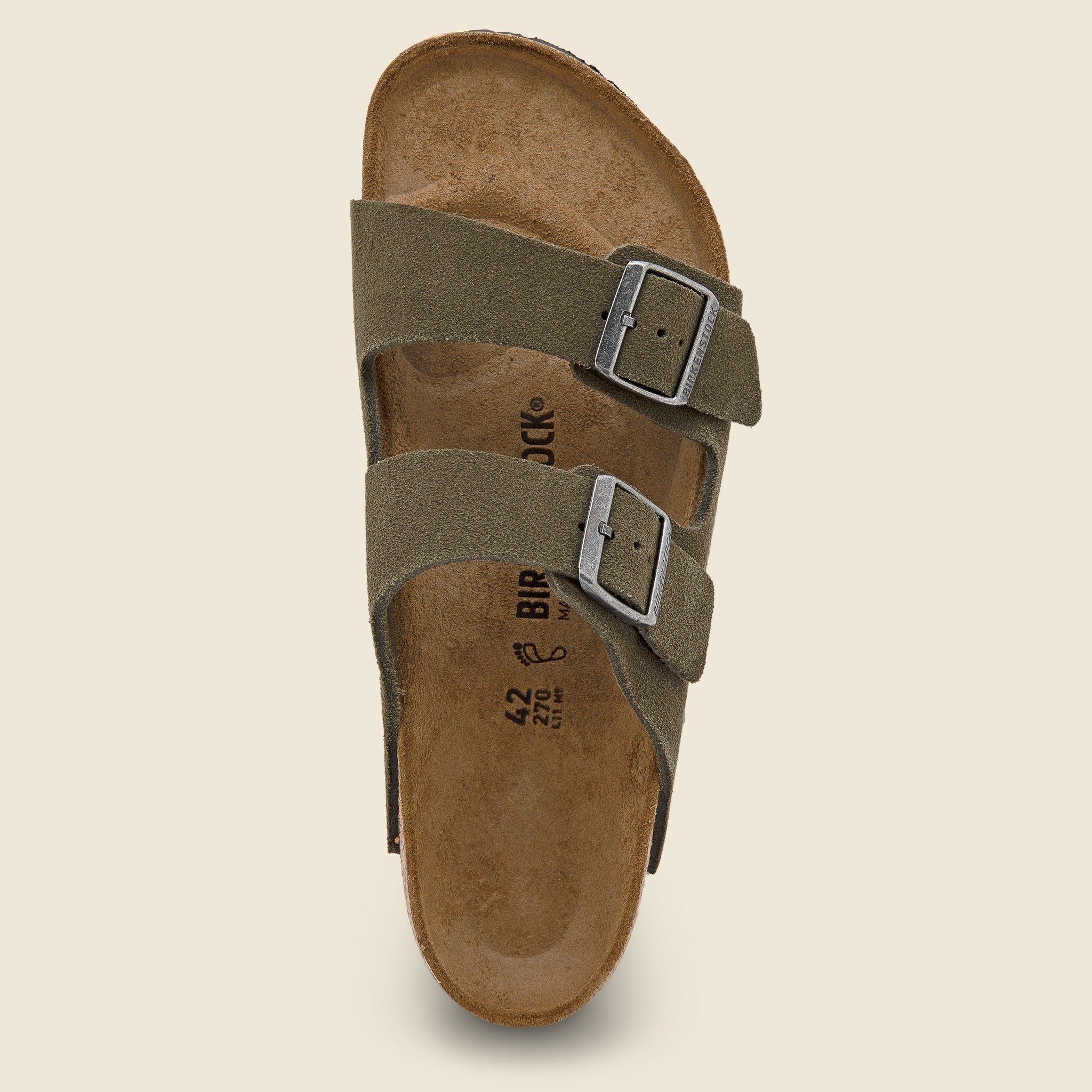 Birkenstock, Sandalo Arizona in pelle scamosciata - Timo